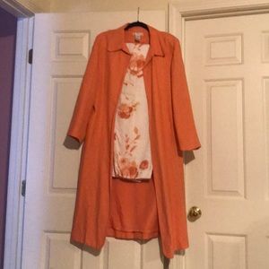 Outfit-Matching Coat and 3/4 pant